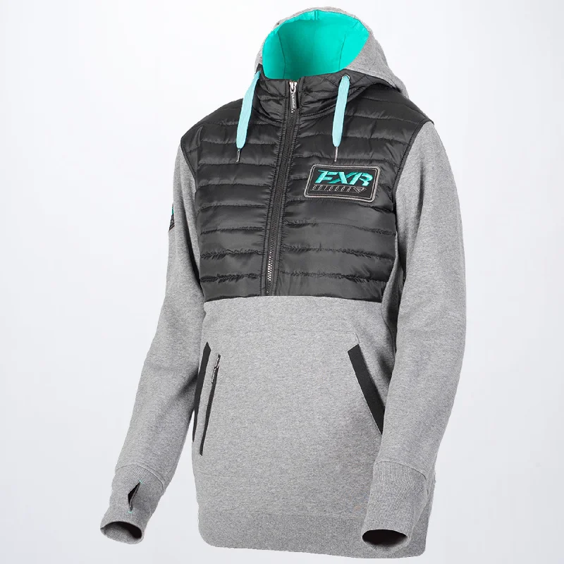 Women's Outdoor Pullover Hoodie Cold Shoulder Design