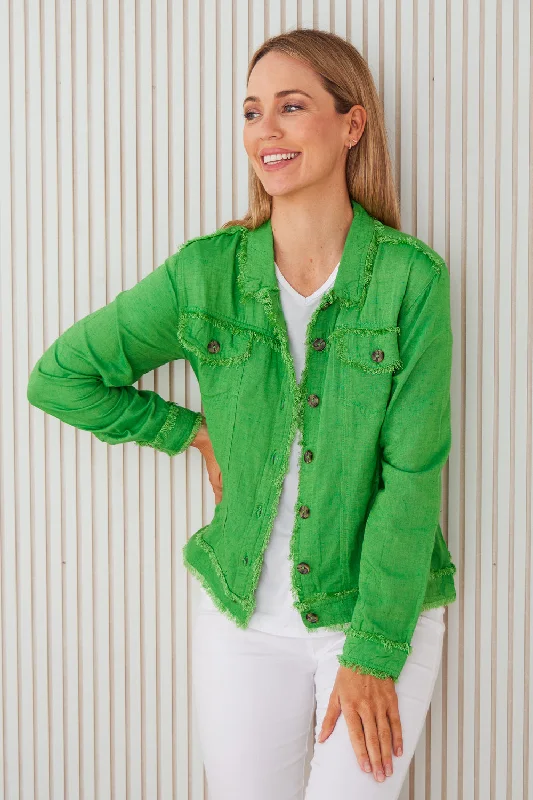 Orientique Essentials Summer Jacket - Parrot Print Jacket Jacquard Jacket Embroidered Jacket