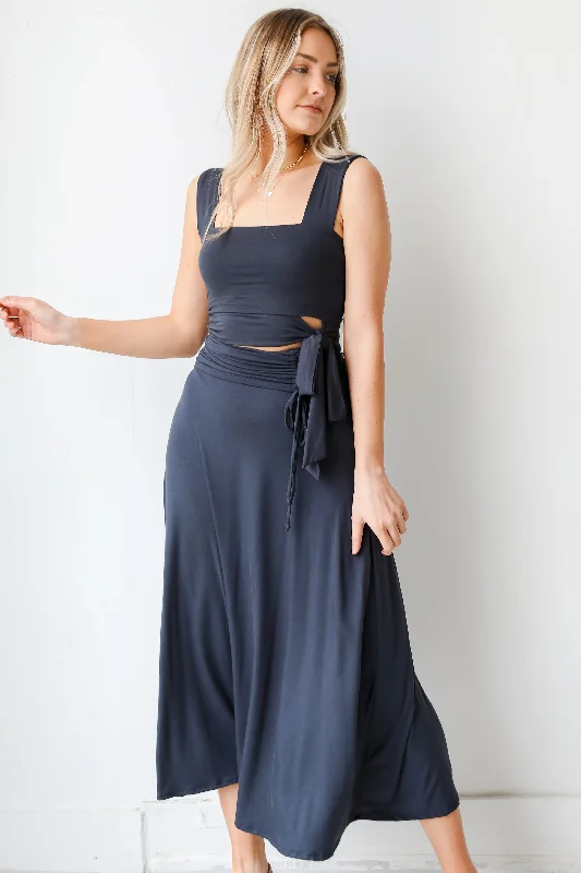 Looking Lovely Maxi Skirt lightweight skirt design