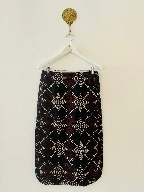 Batik Skirt in Star denim skirt fashionable