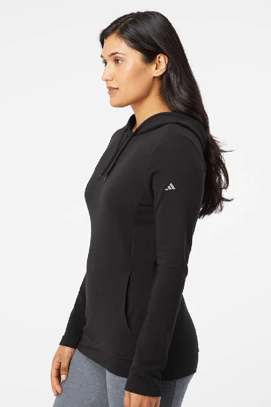 Adidas Womens Hooded Sweatshirt Hoodie - Black - NEW