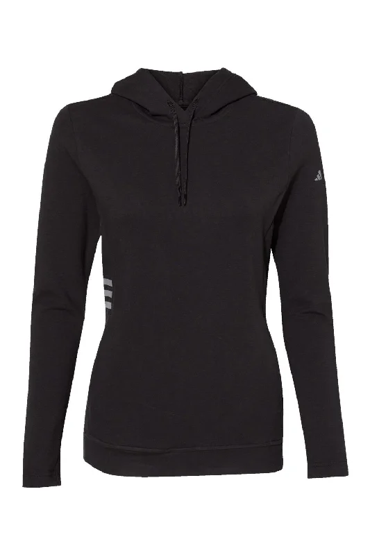 Adidas Womens Hooded Sweatshirt Hoodie - Black - NEW