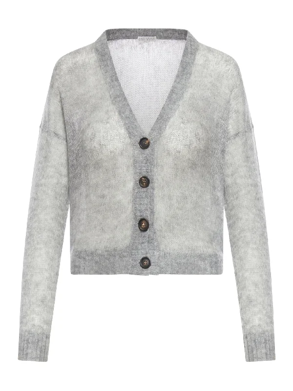 MOHAIR WOOL CARDIGAN