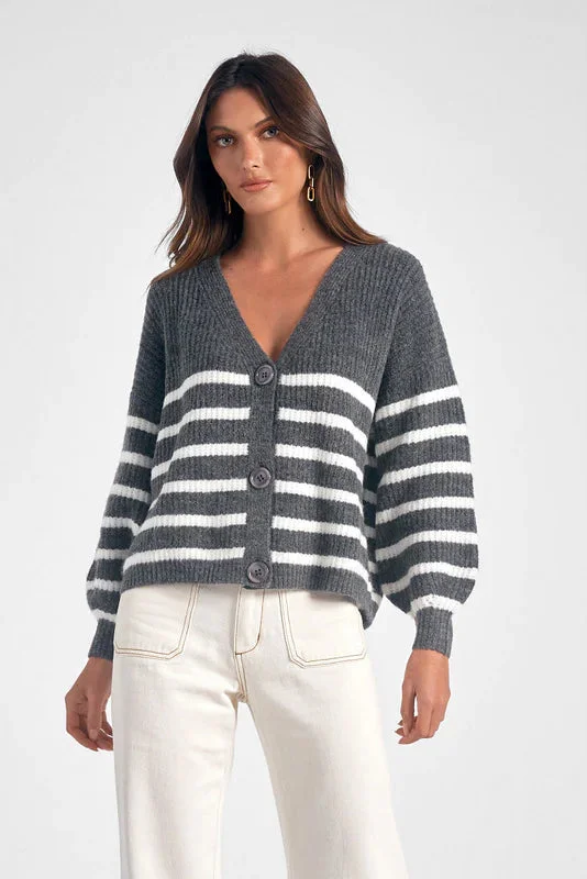 Deep V Cardi