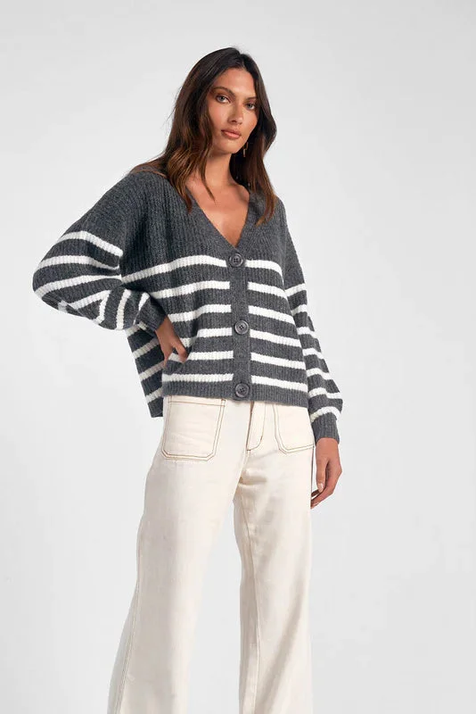 Deep V Cardi