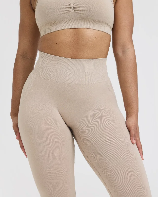 Effortless Seamless Leggings | Mushroom Brown