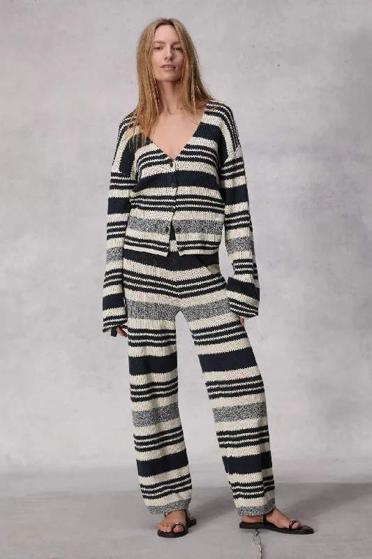 Rag & Bone Cyrus Striped Cardigan - Salute