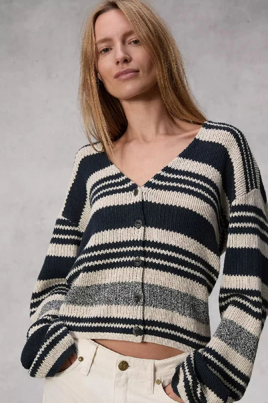 Rag & Bone Cyrus Striped Cardigan - Salute