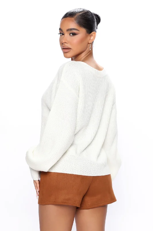 Stop And Stare Sweater - Ivory