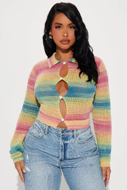 Sweet Sunsets Cardigan - Multi Color