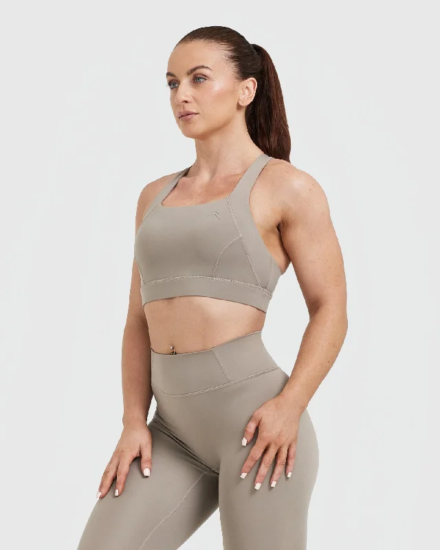 Timeless Wide Strap Sports Bra | Minky