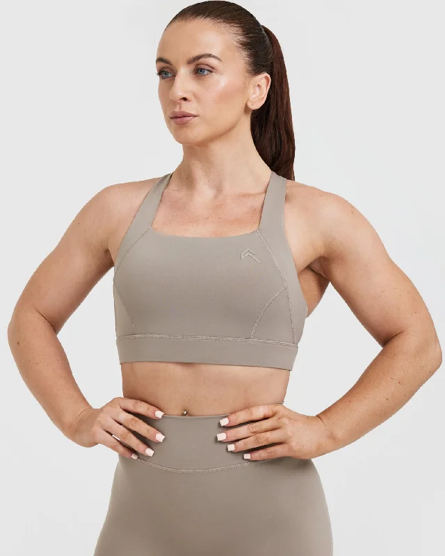 Timeless Wide Strap Sports Bra | Minky