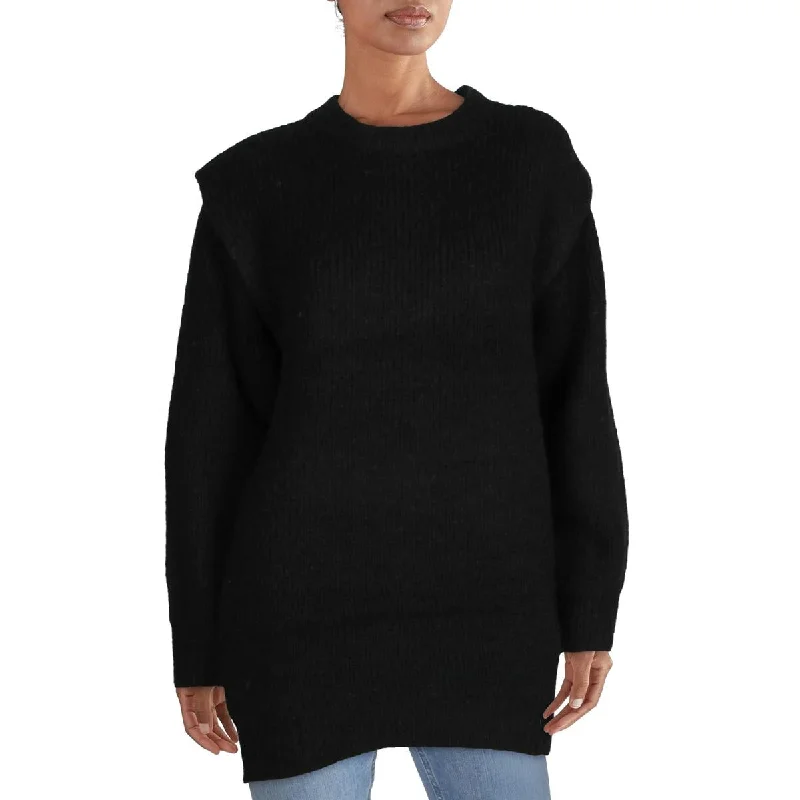 Vero Moda Daisy Women's Ribbed Knit Wide Shoulder Pullover Sweater