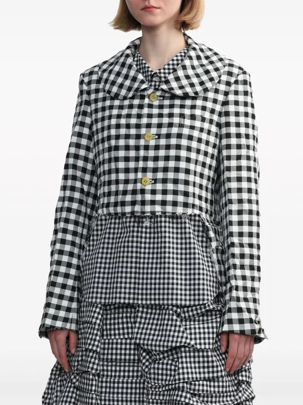 COMME DES GARCONS BLACK Women Plaid Jacket