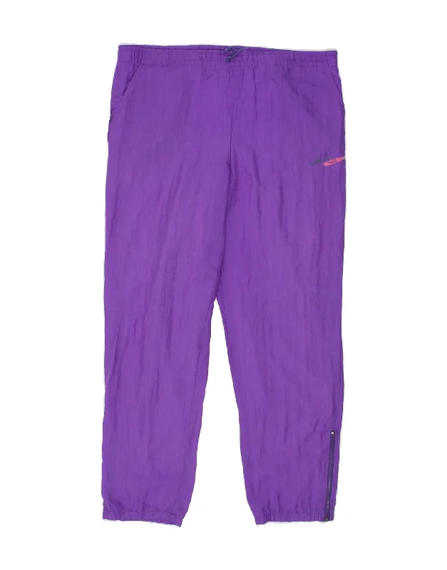 FILA Womens Tracksuit Trousers Joggers IT 48 XL Purple Polyester