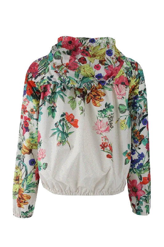 Floral Print Windbreaker