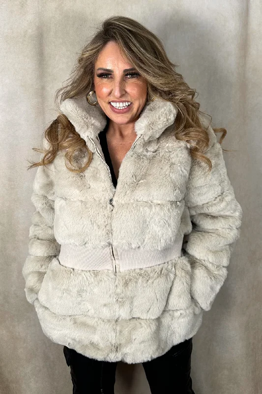 Faux Fur Coat