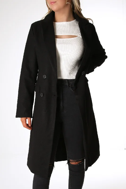 Logan Coat Black