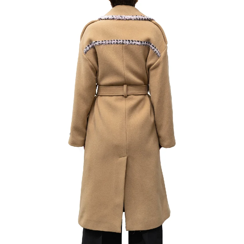 Women's Wool Felt Coat Beige