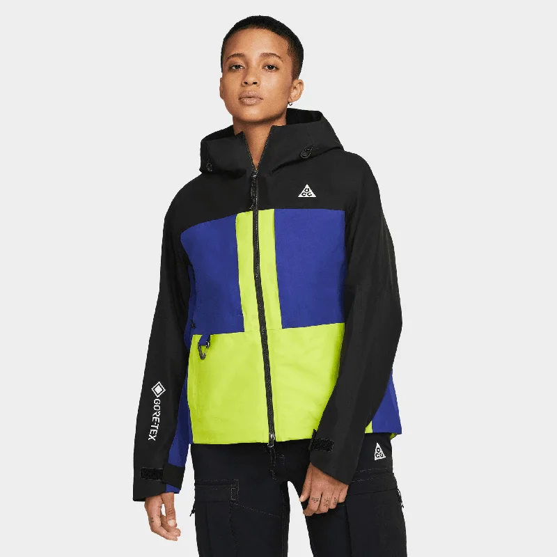 Nike ACG Women's GORE-TEX Misery Ridge Shell Black / Deep Royal Blue - Cyber