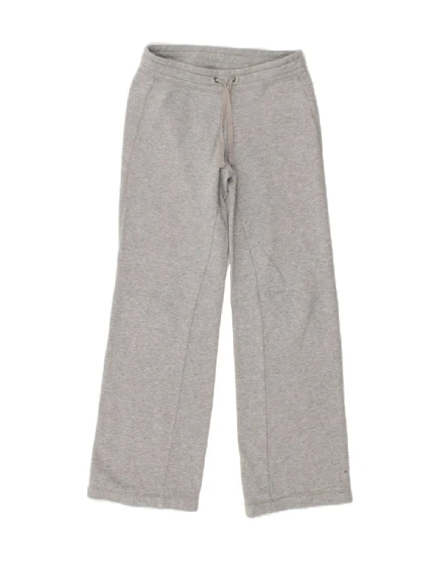 NIKE Womens Tracksuit Trousers UK 6 XS Grey Cotton