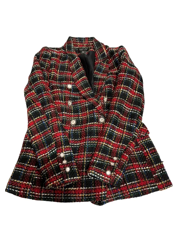 Plaid Pattern Blazer Rachel Zoe, Size Xs