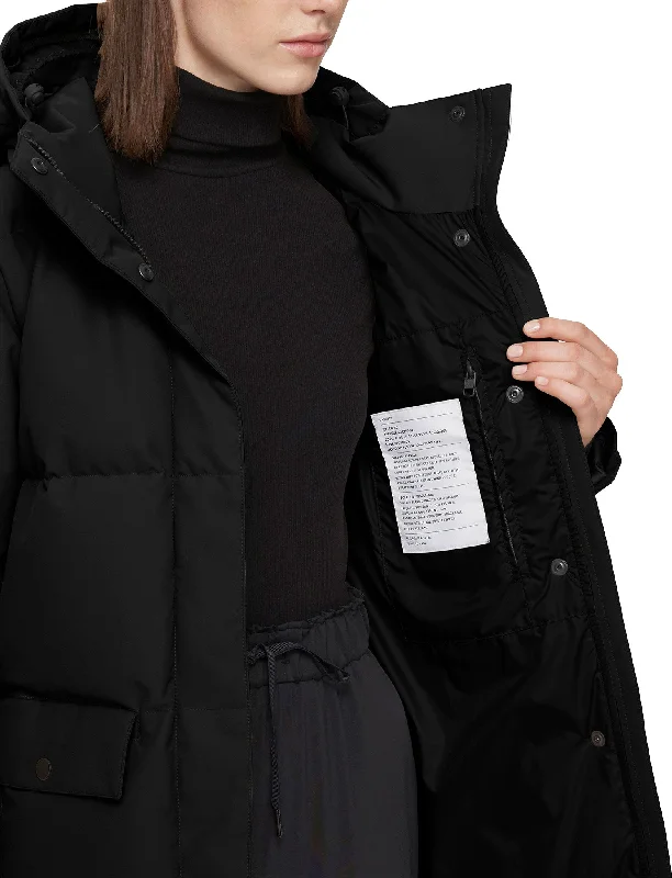 Chloe Hooded Down Winter Jacket - Slim-Straight - Women's|-|Manteau d'hiver en duvet à capuchon Chloe - Ajustée et Droite - Femme