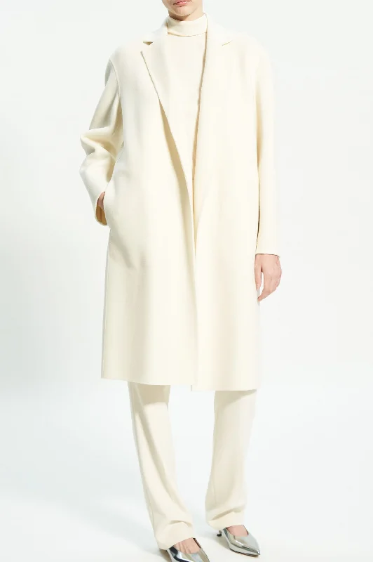 Relaxed Coat in Ivory