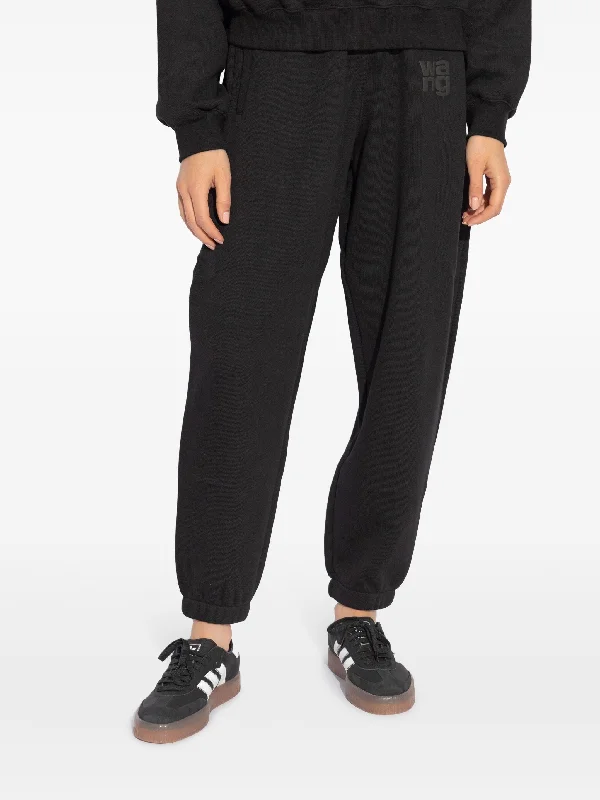 T BY ALEXANDER WANG Women Essential Terry Classic Sweatpant Puff Paint Logo