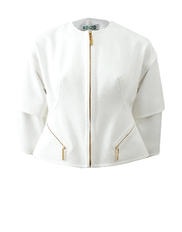 Textured Crepe Jacket