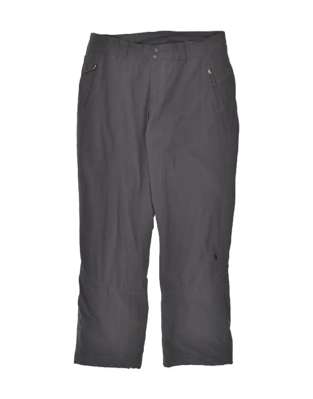 THE NORTH FACE Womens Windbreaker Trousers US 12 Large Grey Nylon