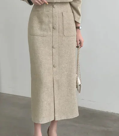 Khaki Skirt / S