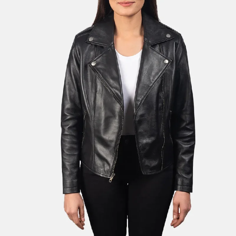 Women Leather Jacket in Black