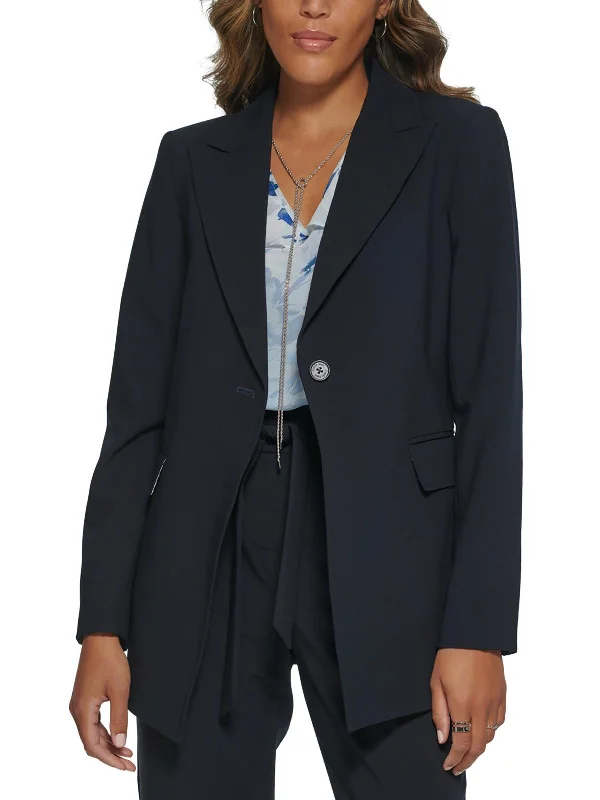 Womens Suit Separate Business One-Button Blazer