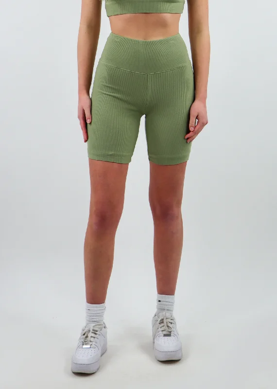 Lucky Strike Biker Shorts ★ Sage