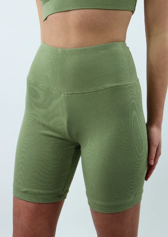 Lucky Strike Biker Shorts ★ Sage