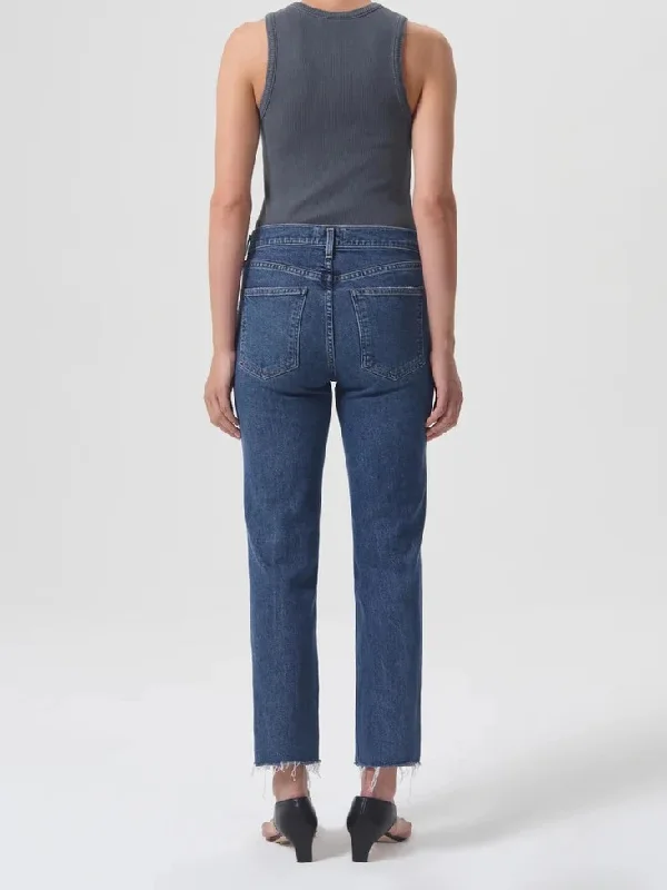 Kye High Rise Straight Leg Jeans