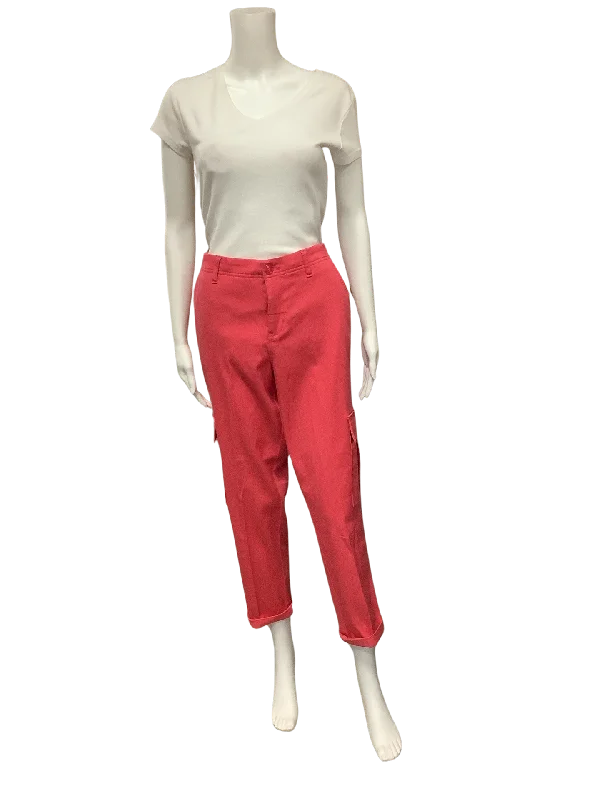 Liverpool Women's Pant Watermelon Cargo Cropped 29""W/Tags Size: 10/30