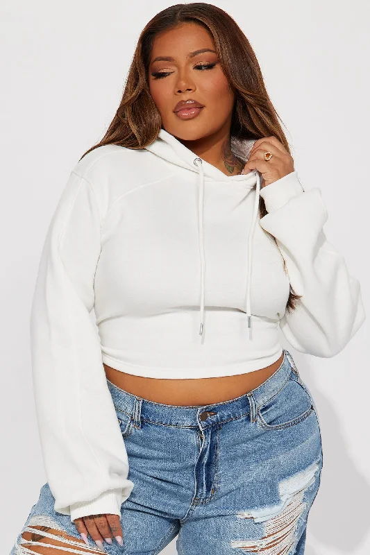 Strap Me Up Lounge Hoodie - White