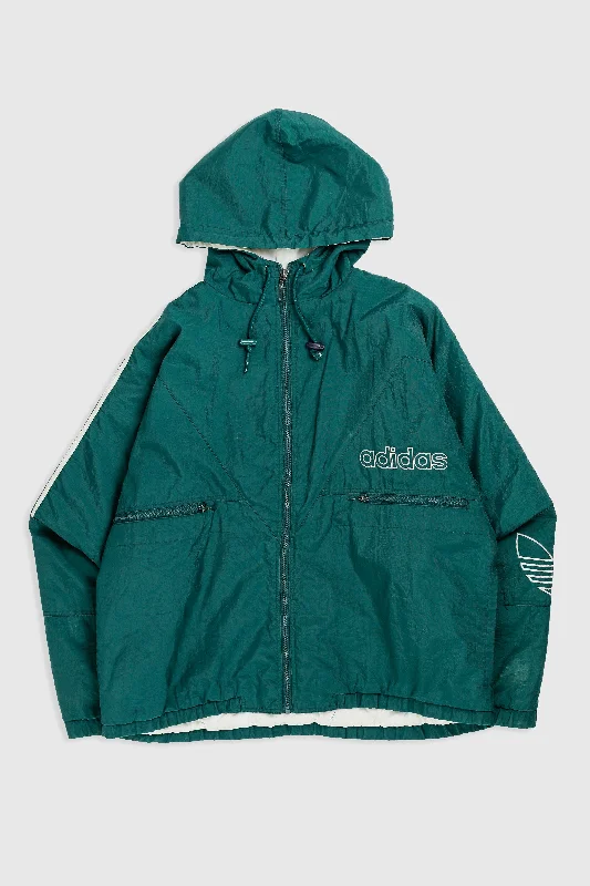 Vintage Adidas Windbreaker Puffer Jacket - L