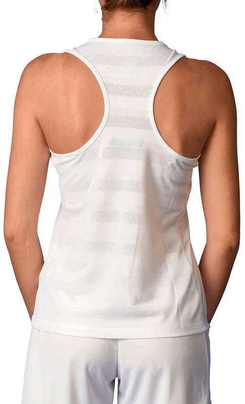 adidas T19 Womens Training Vest Tank Top - White