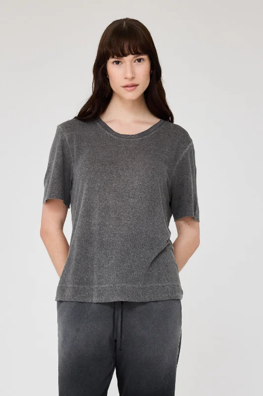 Charcoal Boxy Tee