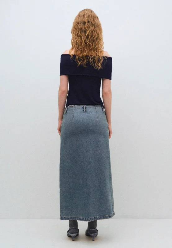 Leslie Skirt - Denim