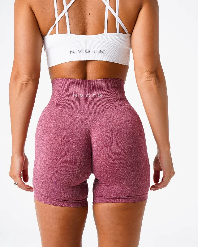 Maroon Pro Seamless Shorts