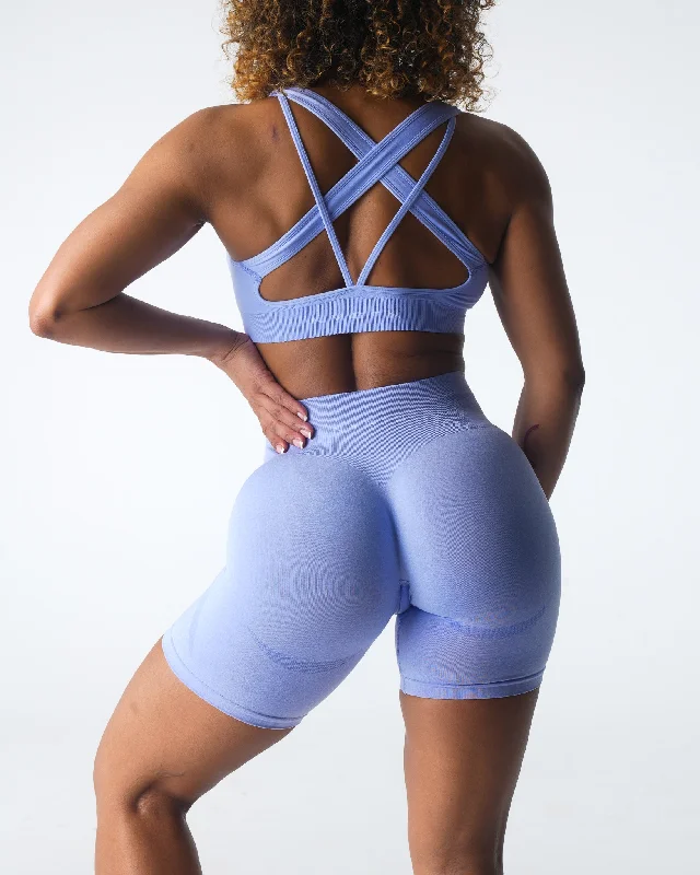 Periwinkle Contour Seamless Shorts