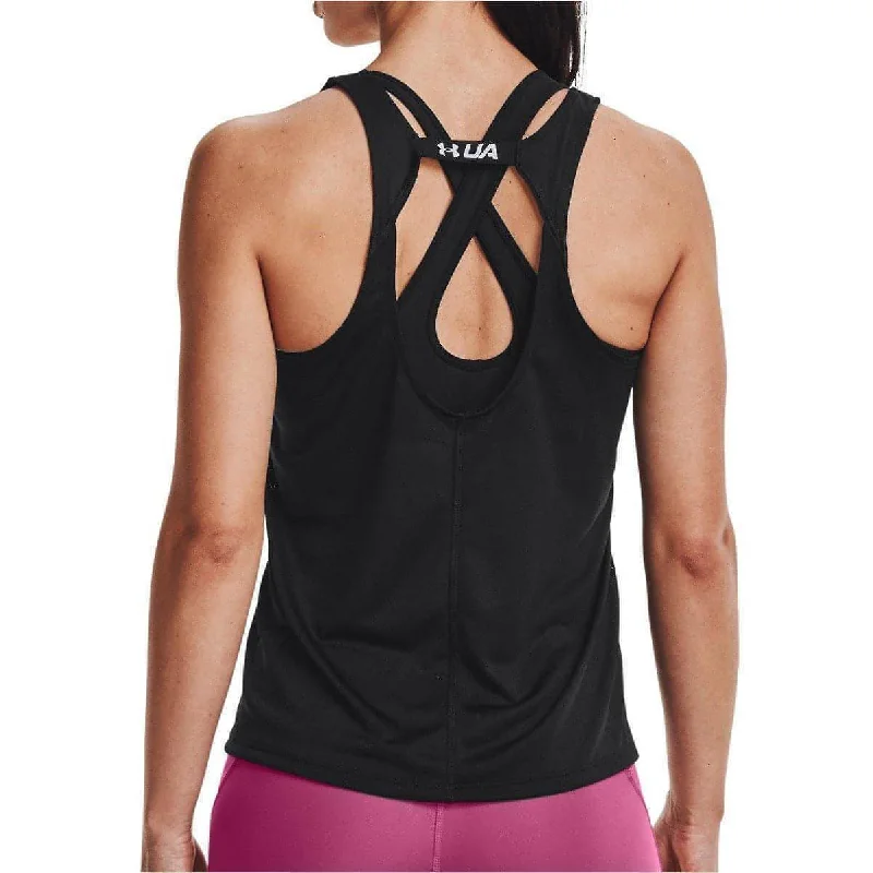 Under Armour Fly By Womens Running Vest Tank Top - Black