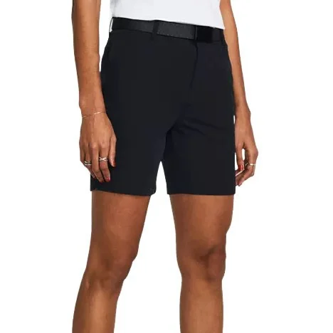 Under Armour Women's Drive 7"" Golf Shorts - Black