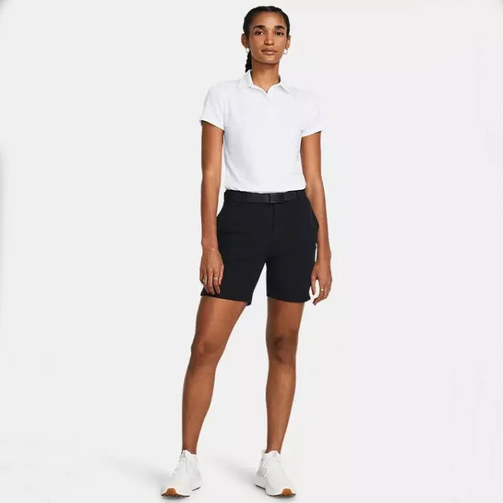 Under Armour Women's Drive 7"" Golf Shorts - Black