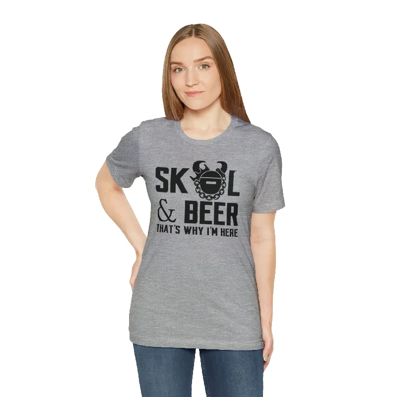 Unisex Jersey Short Sleeve Tee - Football & BEER