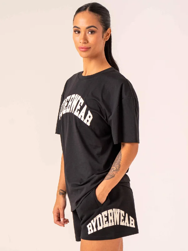 Women's Collegiate T-Shirt - Black